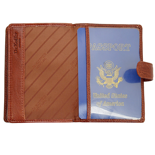фото Обложка для паспорта с отделением под автодокументы Dr.Koffer 267921-02-05