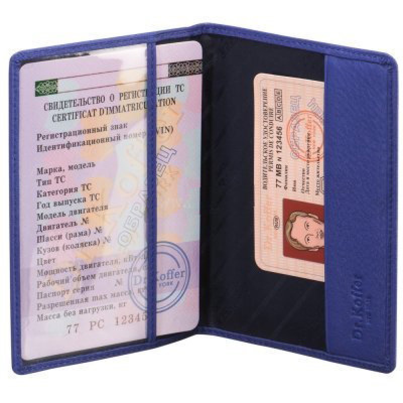 фото Обложка для паспорта Dr.Koffer 510130-01-60